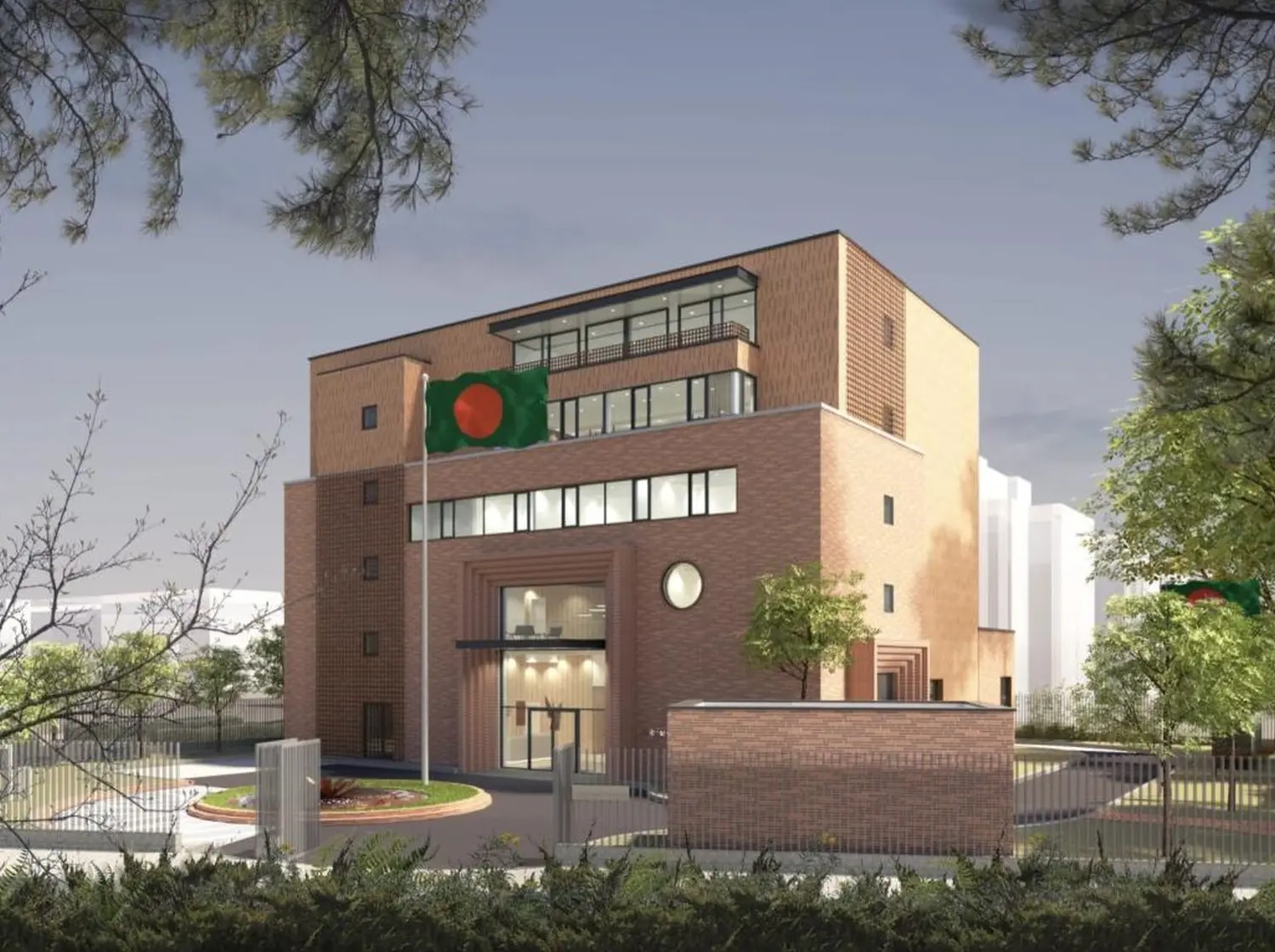 Neubau Botschaft Bangladesch Berlin  von VAT Unternehmensgruppe
